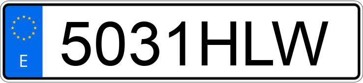 Numer rejestracyjny 5031HLW posiada PEUGEOT BIPPER Numer rejestracyjny 5031HLW posiada PEUGEOT BIPPER