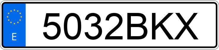 Numer rejestracyjny 5032BKX posiada SEAT CORDOBA Numer rejestracyjny 5032BKX posiada SEAT CORDOBA