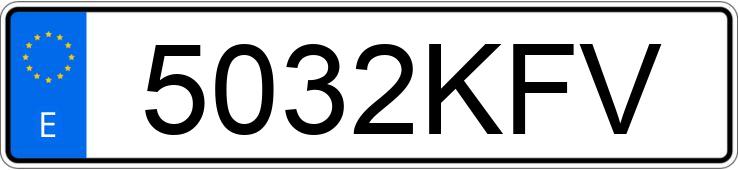 Numer rejestracyjny 5032KFV posiada RENAULT KANGOO Numer rejestracyjny 5032KFV posiada RENAULT KANGOO