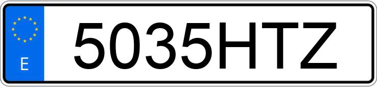 Die Registrierungsnummer 5035HTZ hat OPEL ASTRA Die Registrierungsnummer 5035HTZ hat OPEL ASTRA