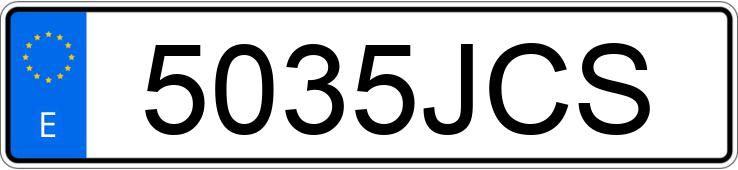 Numer rejestracyjny 5035JCS posiada PEUGEOT 208