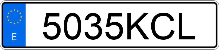 Numer rejestracyjny 5035KCL posiada HYUNDAI I30