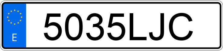 Numer rejestracyjny 5035LJC posiada SEAT LEON