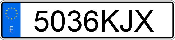 Numer rejestracyjny 5036KJX posiada SUZUKI IGNIS Numer rejestracyjny 5036KJX posiada SUZUKI IGNIS