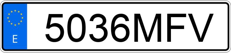 Numer rejestracyjny 5036MFV posiada VOLKSWAGEN PASSAT Numer rejestracyjny 5036MFV posiada VOLKSWAGEN PASSAT