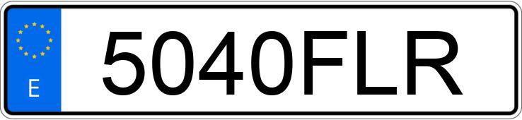 Numer rejestracyjny 5040FLR posiada BMW SERIE 3