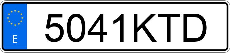 Numer rejestracyjny 5041KTD posiada AUDI Q3 Numer rejestracyjny 5041KTD posiada AUDI Q3