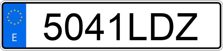 Numer rejestracyjny 5041LDZ posiada VOLKSWAGEN TRANSPORTER Numer rejestracyjny 5041LDZ posiada VOLKSWAGEN TRANSPORTER