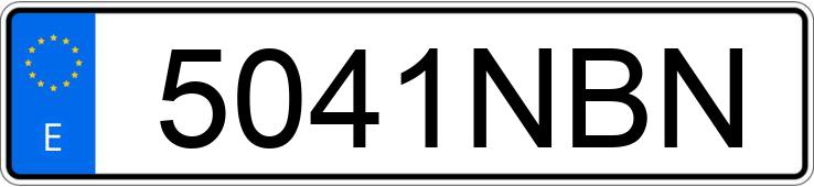 Numer rejestracyjny 5041NBN posiada SEAT ATECA