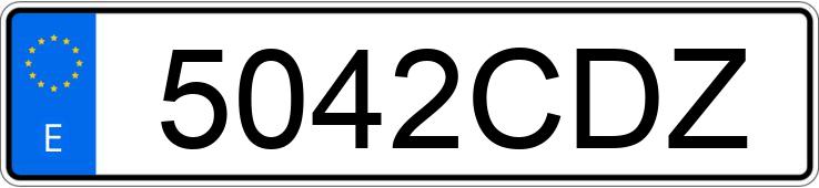 Numer rejestracyjny 5042CDZ posiada RENAULT MEGANE Numer rejestracyjny 5042CDZ posiada RENAULT MEGANE