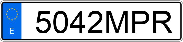 Numer rejestracyjny 5042MPR posiada RENAULT EXPRESS Numer rejestracyjny 5042MPR posiada RENAULT EXPRESS