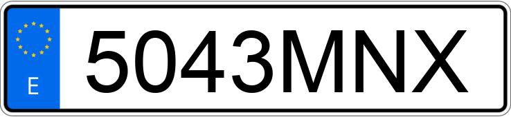 Numer rejestracyjny 5043MNX posiada VOLKSWAGEN GOLF Numer rejestracyjny 5043MNX posiada VOLKSWAGEN GOLF