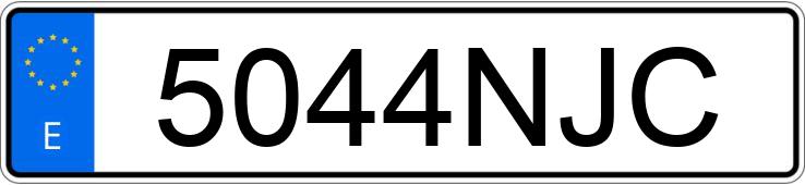 Numer rejestracyjny 5044NJC posiada FORD TRANSIT