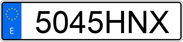 Numer rejestracyjny 5045HNX posiada YAMAHA YZF R1