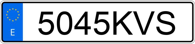 Numer rejestracyjny 5045KVS posiada VOLKSWAGEN GOLF Numer rejestracyjny 5045KVS posiada VOLKSWAGEN GOLF