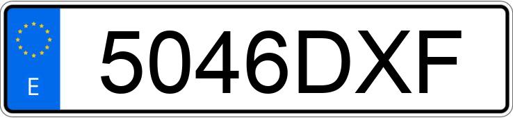 Numer rejestracyjny 5046DXF posiada MERCEDES E (211)