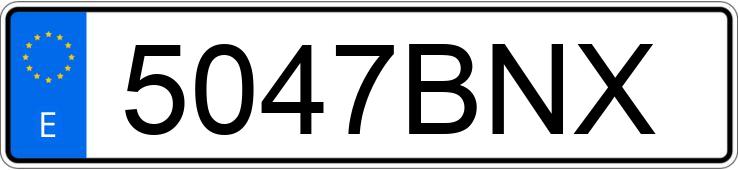 Numer rejestracyjny 5047BNX posiada SEAT CORDOBA Numer rejestracyjny 5047BNX posiada SEAT CORDOBA