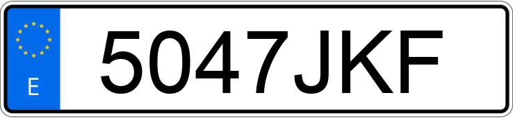 Numer rejestracyjny 5047JKF posiada HYUNDAI I40