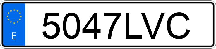 Numer rejestracyjny 5047LVC posiada VOLVO V90