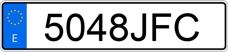 Numer rejestracyjny 5048JFC posiada SEAT IBIZA Numer rejestracyjny 5048JFC posiada SEAT IBIZA