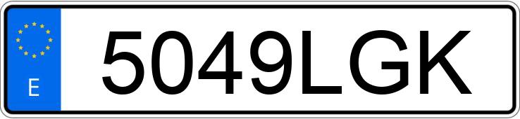 Numer rejestracyjny 5049LGK posiada RENAULT CAPTUR