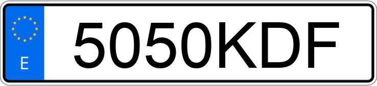 Numer rejestracyjny 5050KDF posiada MERCEDES GLA (156)