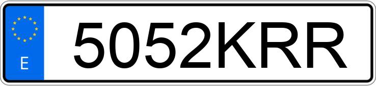 Numer rejestracyjny 5052KRR posiada FIAT FIORINO Numer rejestracyjny 5052KRR posiada FIAT FIORINO