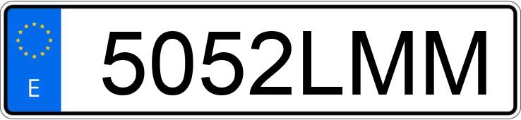 Numer rejestracyjny 5052LMM posiada RENAULT KANGOO