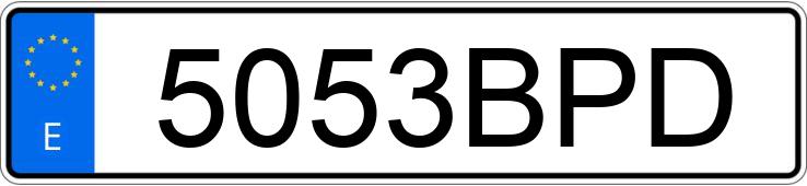 Numer rejestracyjny 5053BPD posiada VOLKSWAGEN PASSAT Numer rejestracyjny 5053BPD posiada VOLKSWAGEN PASSAT