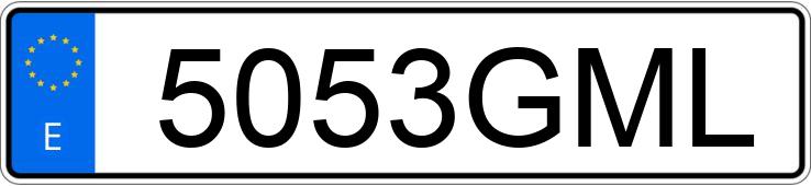 Numer rejestracyjny 5053GML posiada RENAULT CLIO