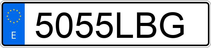 Numer rejestracyjny 5055LBG posiada BMW X5