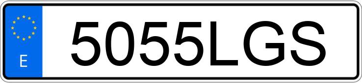 Numer rejestracyjny 5055LGS posiada PEUGEOT 208
