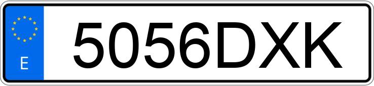 Numer rejestracyjny 5056DXK posiada SMART FORFOUR