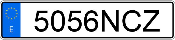 Numer rejestracyjny 5056NCZ posiada SEAT LEON