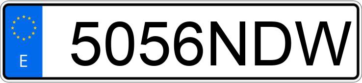 Numer rejestracyjny 5056NDW posiada FORD TRANSIT COURIER Numer rejestracyjny 5056NDW posiada FORD TRANSIT COURIER