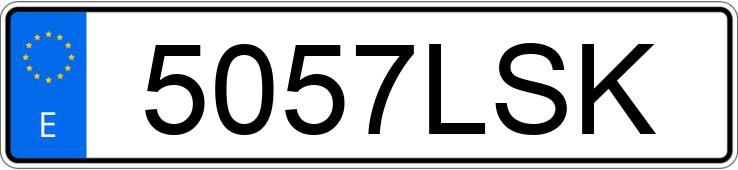 Numer rejestracyjny 5057LSK posiada PEUGEOT 508