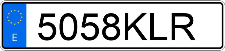 Numer rejestracyjny 5058KLR posiada FIAT DOBLO CARGO