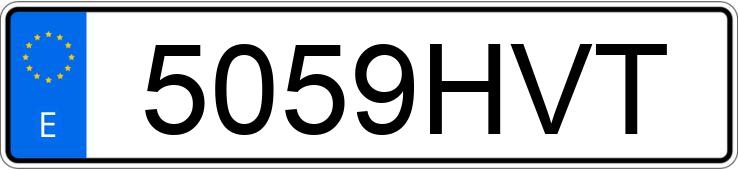 Numer rejestracyjny 5059HVT posiada NISSAN QASHQAI