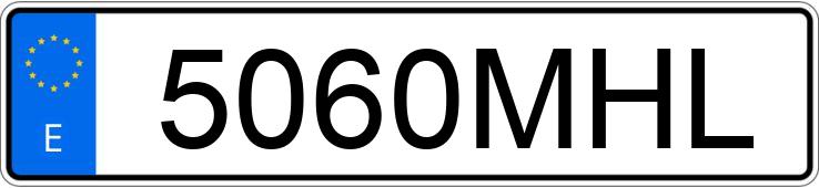 Numer rejestracyjny 5060MHL posiada AUDI A3 SPORTBACK Numer rejestracyjny 5060MHL posiada AUDI A3 SPORTBACK