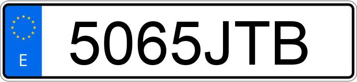 Numer rejestracyjny 5065JTB posiada FORD FOCUS