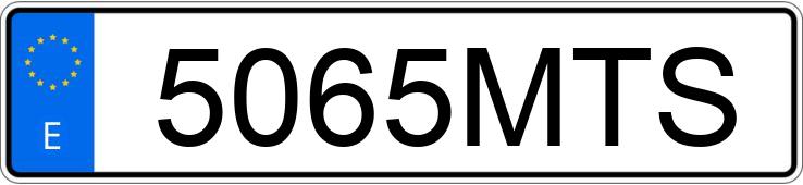 Registreringsnummeret 5065MTS har VOLVO XC40