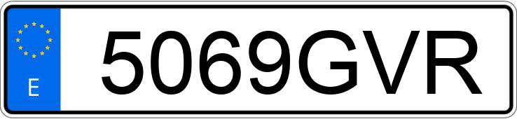 Numer rejestracyjny 5069GVR posiada VOLKSWAGEN SCIROCCO