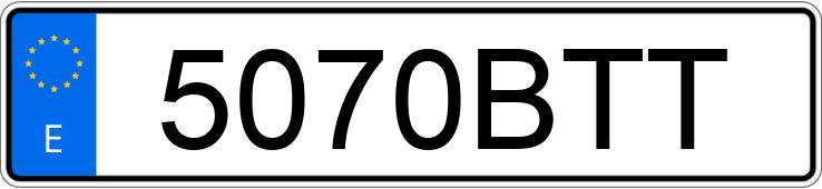 Numer rejestracyjny 5070BTT posiada VOLKSWAGEN LT Numer rejestracyjny 5070BTT posiada VOLKSWAGEN LT