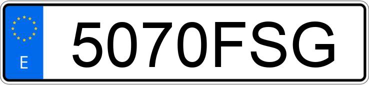 Numer rejestracyjny 5070FSG posiada KYMCO QUANNON