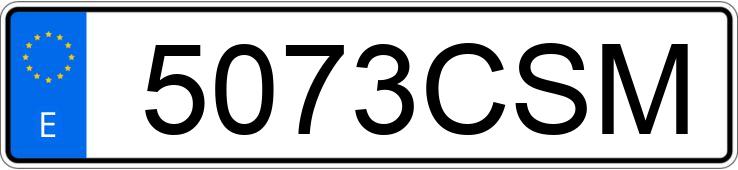 Numer rejestracyjny 5073CSM posiada IVECO DAILY