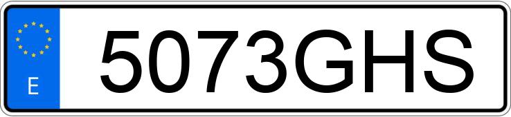 Numer rejestracyjny 5073GHS posiada RENAULT MEGANE