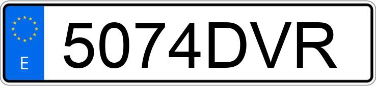 Numer rejestracyjny 5074DVR posiada SEAT IBIZA Numer rejestracyjny 5074DVR posiada SEAT IBIZA