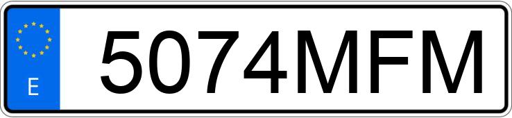 Numer rejestracyjny 5074MFM posiada HYUNDAI TUCSON