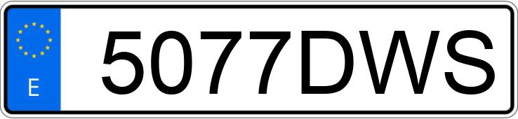 Numer rejestracyjny 5077DWS posiada FORD FOCUS Numer rejestracyjny 5077DWS posiada FORD FOCUS