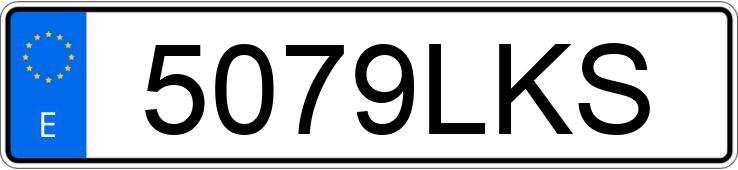 Numer rejestracyjny 5079LKS posiada RENAULT KANGOO